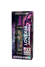 Charger l&#39;image dans la galerie, Starhooks Chicha 20 000 Puffs - 1 batterie + 2 pods
