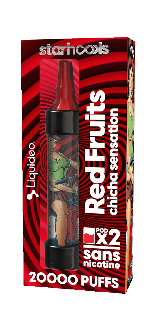 Starhooks Chicha 20 000 Puffs - 1 batterie + 2 pods